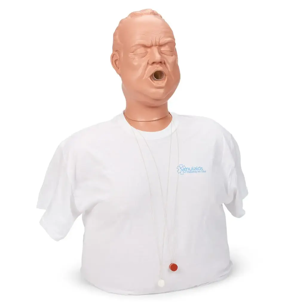 Obese Mature Choking Manikin (with Carry Bag)