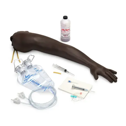 [LF00997] Adult Venipuncture/Injection Training Arm Dark